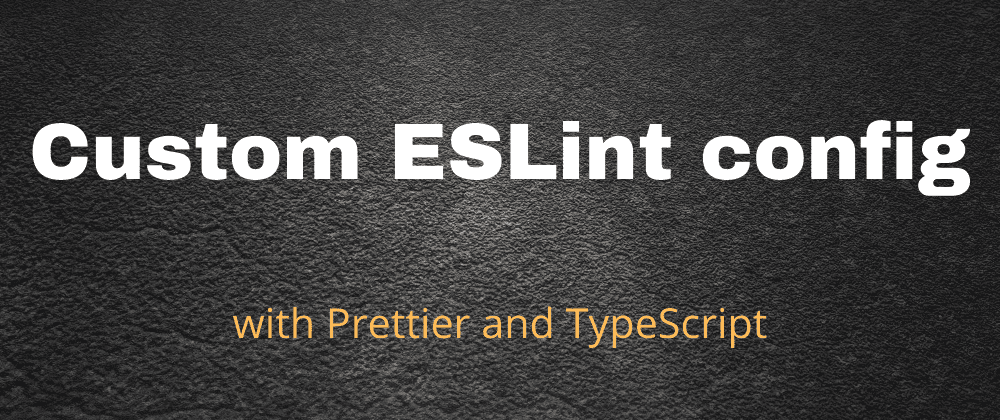 Install Eslint Config Prettier